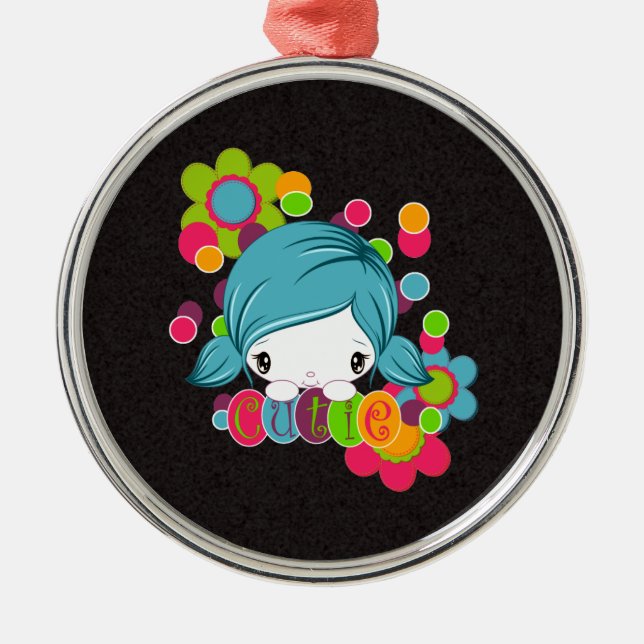 Cutie Metal Ornament (Front)