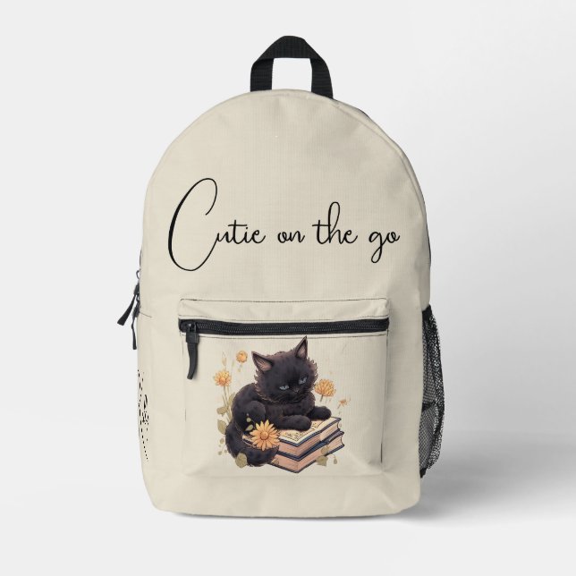Cutie On The Go Printed Backpack (Front)