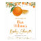 Cutie Orange baby shower Welcome sign