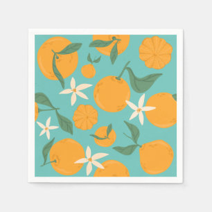 Cutie Orange Mandarin Tangerine Clementine  Napkin