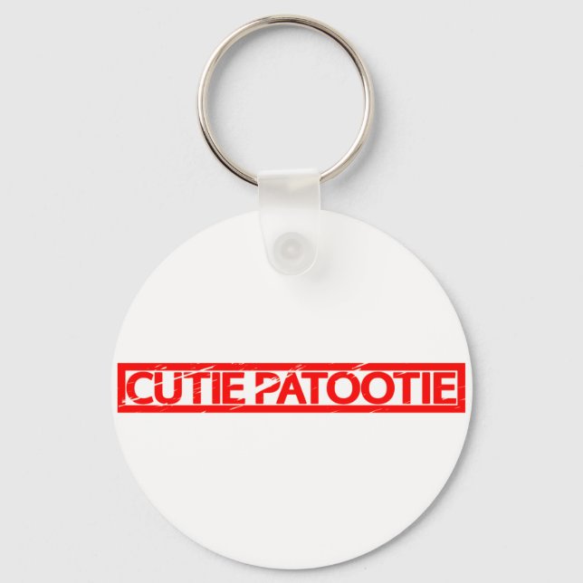 Cutie Patootie Stamp Key Ring (Front)