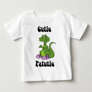 Cutie,Patutie Dino Baby T-Shirt