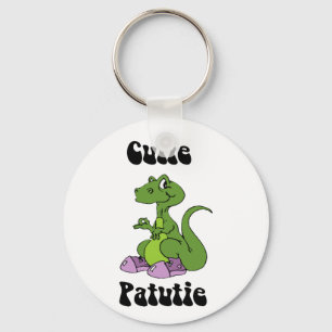 Cutie Patutie Dino Key Ring