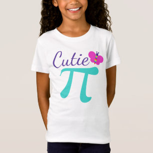 Cutie Pi Cute Math Pun Girls T-Shirt