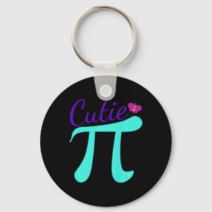 Cutie Pi - Cute Math Pun Tee For Pi Day Premium Key Ring