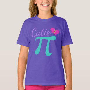 Cutie Pi Cute Pun Girls T-Shirt
