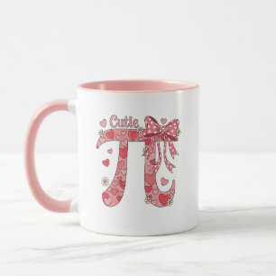 Cutie Pi Day Coquette Women Kids Girls Math Mug