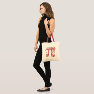 Cutie Pi Day Coquette Women Kids Girls Math Tote Bag