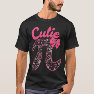 Cutie Pi Day Cute Pi Symbol Math Teachers Women Gi T-Shirt