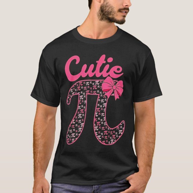 Cutie Pi Day Cute Pi Symbol Math Teachers Women Gi T-Shirt (Front)