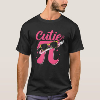 Cutie Pi Day Dabbing Pi Math Teacher 3 14 Coquette T-Shirt