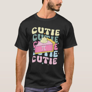Cutie Pi Day Girls Coquette Bow Happy Pi Day Math T-Shirt
