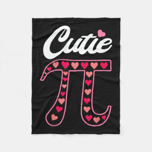 Cutie Pi Day Shirt 3.14159 Women Kids Men Math Tea Fleece Blanket