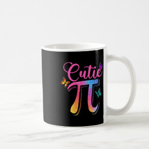 Cutie Pi Day Symbol Retro Colour Butterfly Pi 3.14 Coffee Mug