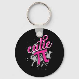 Cutie Pi Funny Math 3.14 Happy Pi Day  Key Ring