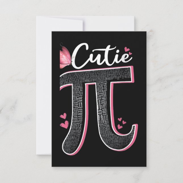 Cutie Pi Pi Day Card (Front)