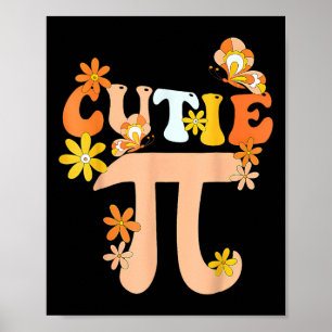 Cutie Pi Shirt Pi Day Math Girls Kids Women Toddle Poster