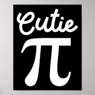 Cutie Pi Symbol Clever Math Geek Enthusiasts Novel Poster