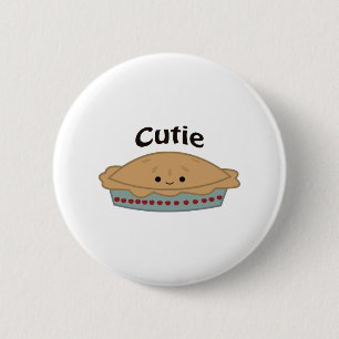Cutie Pie 6 Cm Round Badge