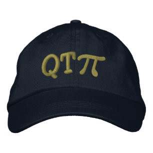 Cutie Pie as in Q T Pi Embroidered Hat