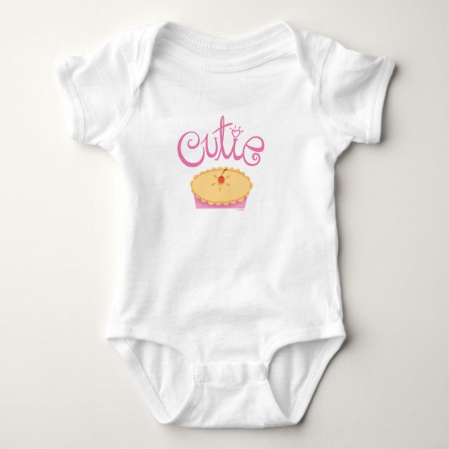 Cutie Pie Baby Baby Bodysuit (Front)