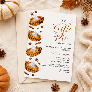 Cutie Pie Baby Shower – Fall Invitation