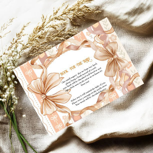 Cutie pie Baby shower game book for baby request Enclosure Card
