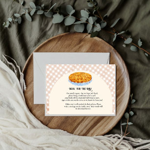Cutie pie Baby shower game book for baby request Enclosure Card