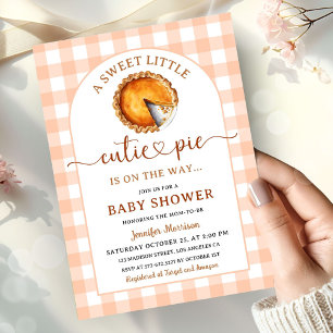 Cutie Pie Baby Shower  Invitation