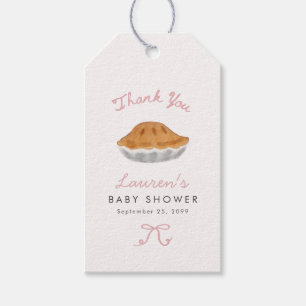 Cutie Pie Baby Shower Thank You gift Tag