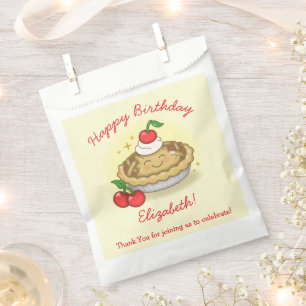 Cutie Pie Birthday Party Kids Cherry Favour Bag