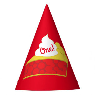 Cutie Pie Cherry 1st Birthday Party Theme Party Hat