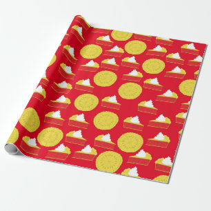 Cutie Pie Cherry Birthday Party Wrapping Paper