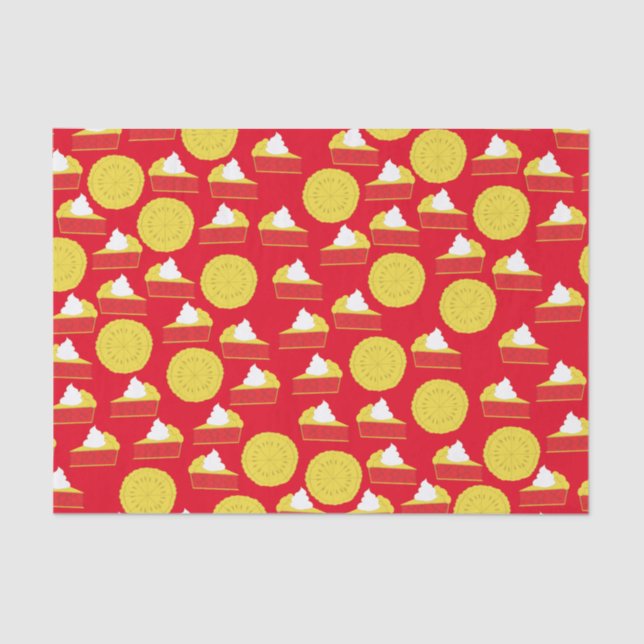 Cutie Pie Cherry Kid's Birthday Party Tissue Paper (Front)