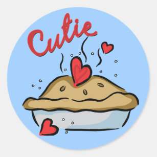 Cutie Pie Classic Round Sticker