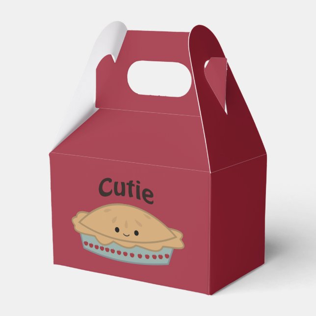 Cutie Pie Favour Box (Front Side)