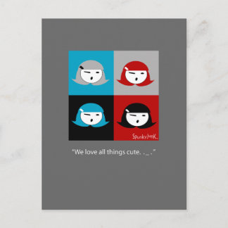 Cutie Pie Girls Postcard