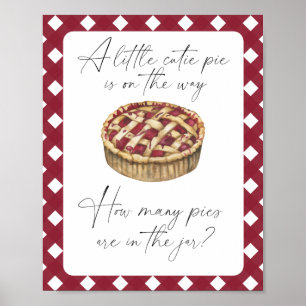 Cutie pie - guess how many pies poster