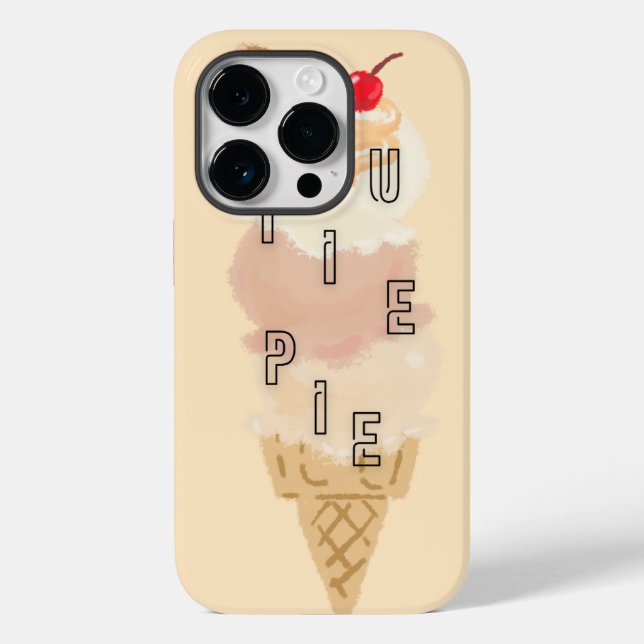 Cutie Pie - Ice cream phone cases (Back)