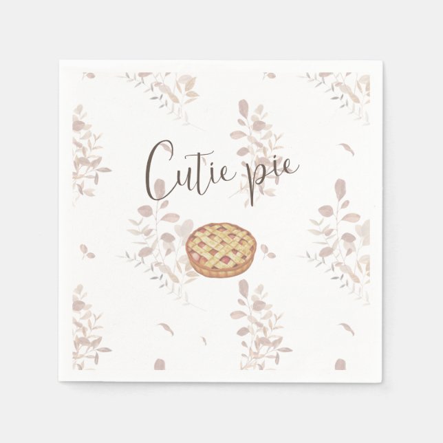 Cutie Pie Napkins (Front)
