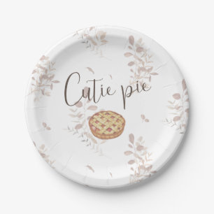 Cutie Pie Paper Plate