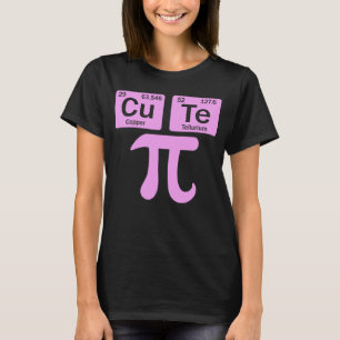 Cutie Pie Pi Day Cute Periodic Table Math Pun T-Shirt