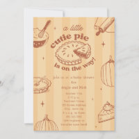 Cutie Pie Pumpkin Fall Neutral Baby Shower