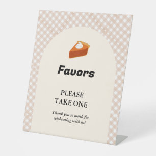 Cutie Pie Thanksgving baby shower Favour sign