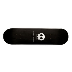 Cutie Skull Black Skateboard