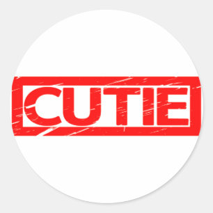 Cutie Stamp Classic Round Sticker