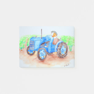 Cutie the Farmer Guinea Pig Painting Post-it Notes