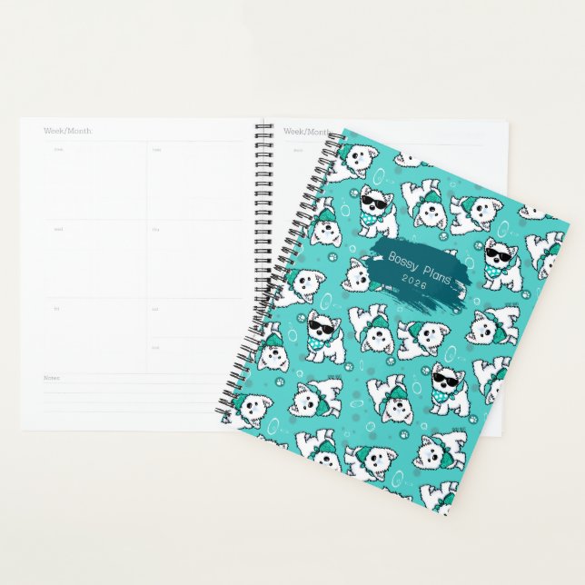 Cutieface Westies KiniArt  Planner (Display)
