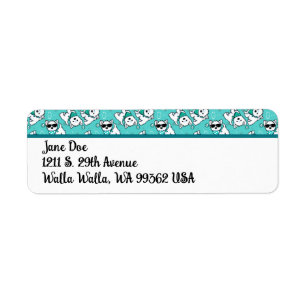 Cutieface Westies Return Address Label