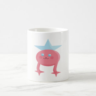 Cutieful Kids Art Design Fairy Pink Blue Coffee Mug